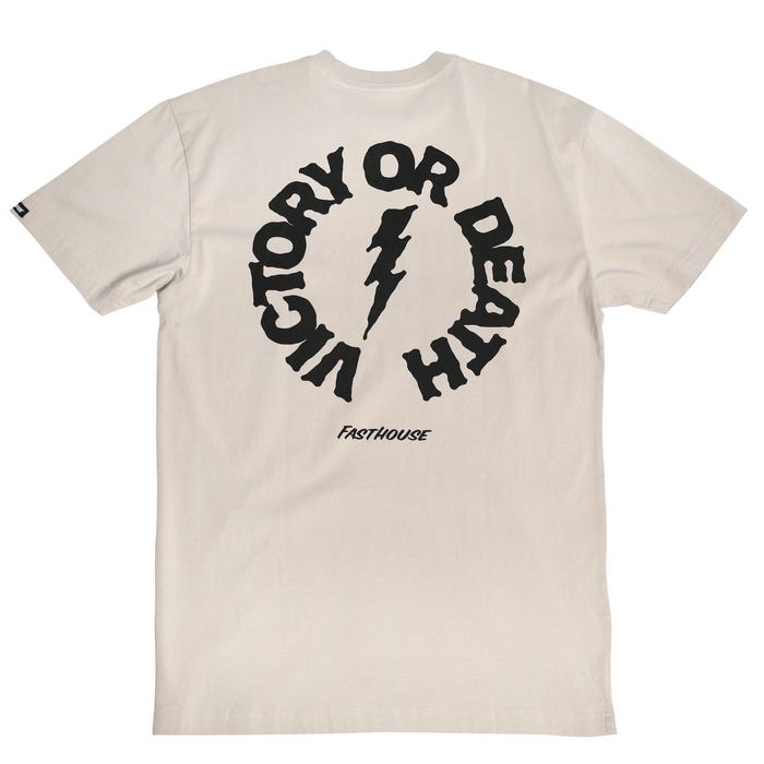 Fasthouse Hail Mary SS Tee in Light Gray