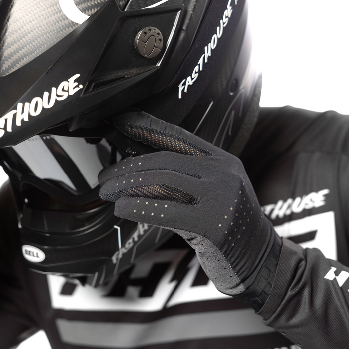 Fasthouse Helix Podium Gloves in Black/White