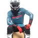 Fasthouse Helix Podium Jersey in Red/Black/Teal