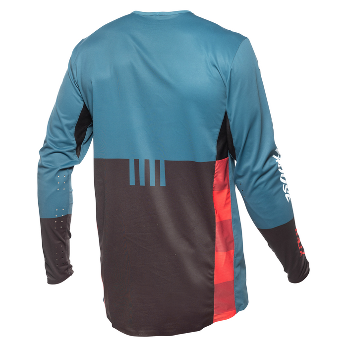 Fasthouse Helix Podium Jersey in Red/Black/Teal