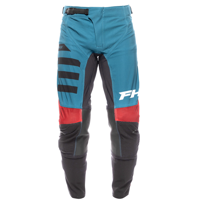 Fasthouse Helix Podium Pant in Red/Black/Teal