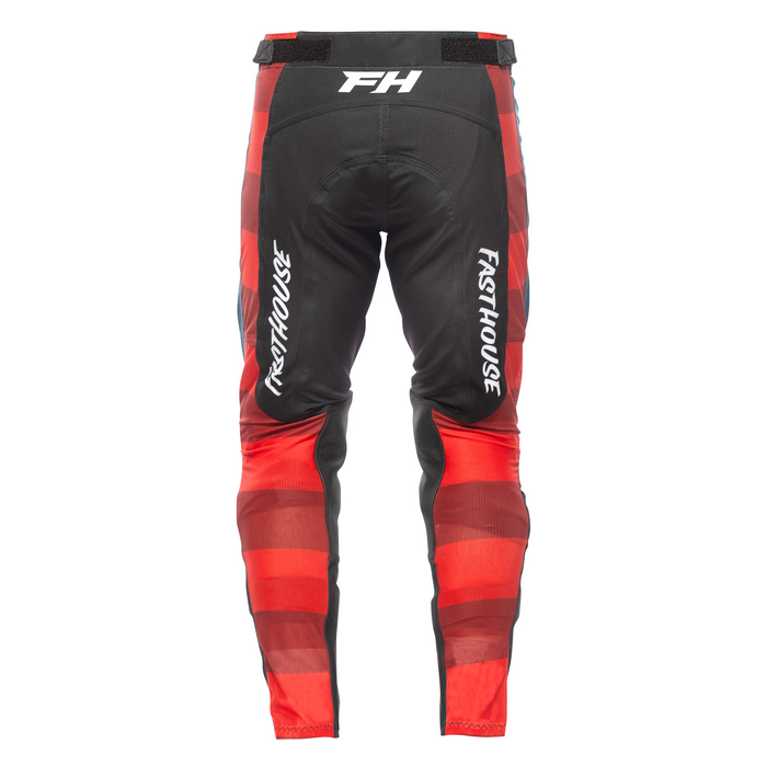 Fasthouse Helix Podium Pant in Red/Black/Teal