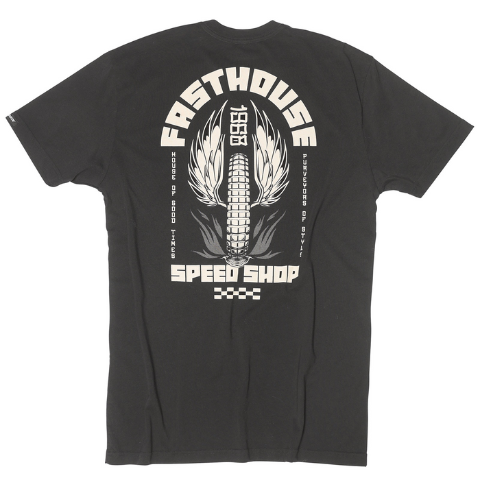 Fasthouse Iron Steed SS Tee in Black