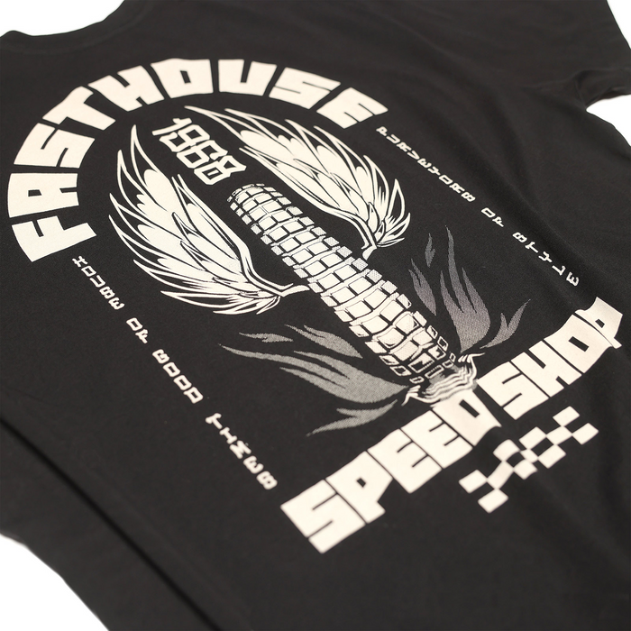 Fasthouse Iron Steed SS Tee in Black