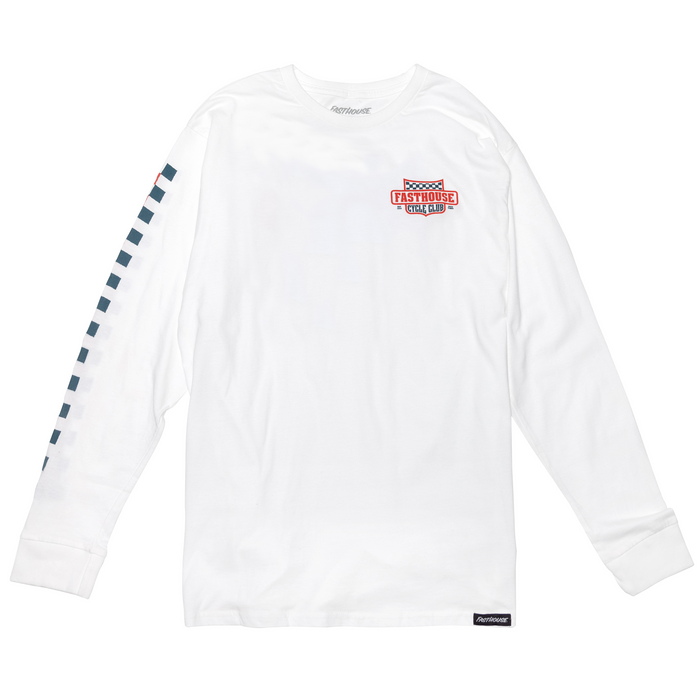 Fasthouse Krest LS Tee in White