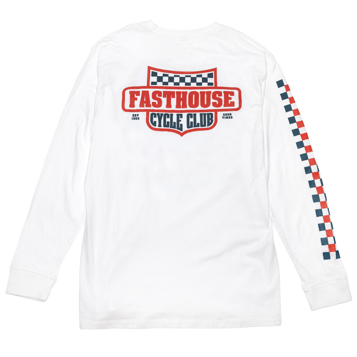Fasthouse Krest LS Tee in White
