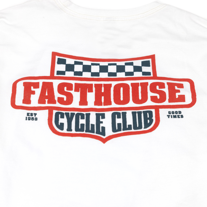 Fasthouse Krest LS Tee in White