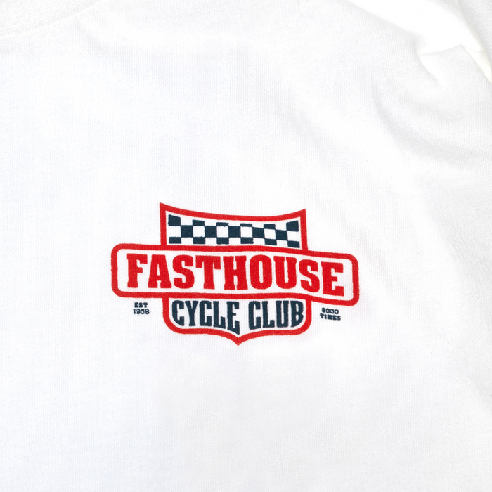 Fasthouse Krest LS Tee in White