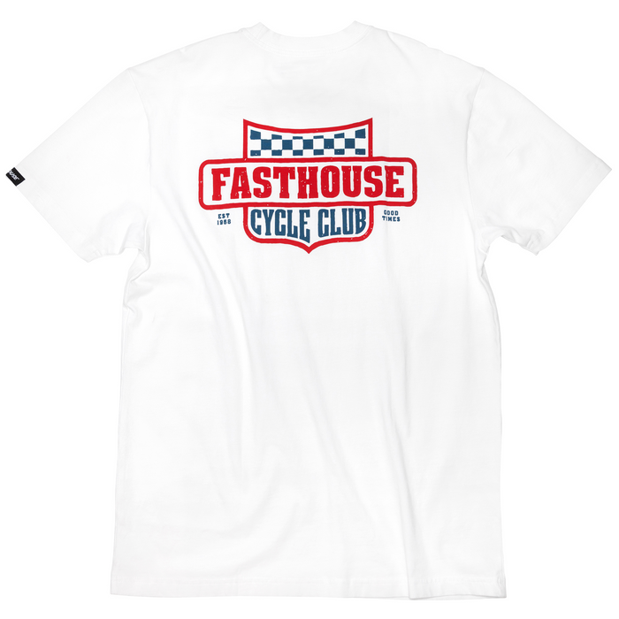Fasthouse Krest SS Tee in White