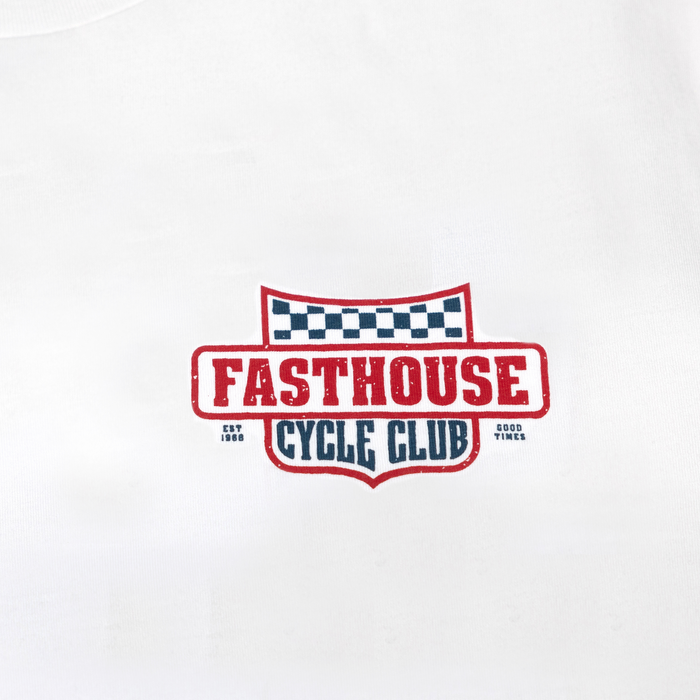 Fasthouse Krest SS Tee in White