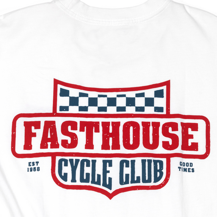 Fasthouse Krest SS Tee in White