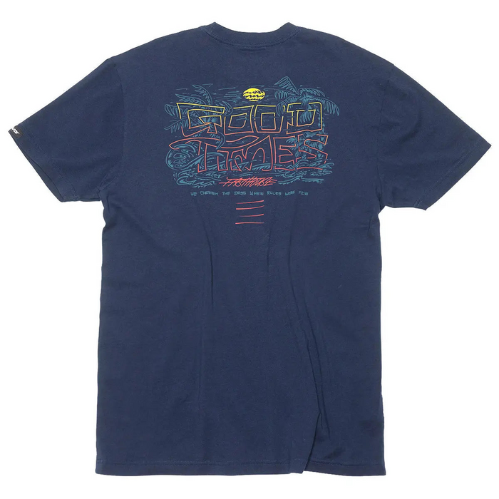 Fasthouse Lagoon SS Tee in Navy