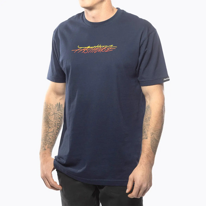 Fasthouse Lagoon SS Tee in Navy