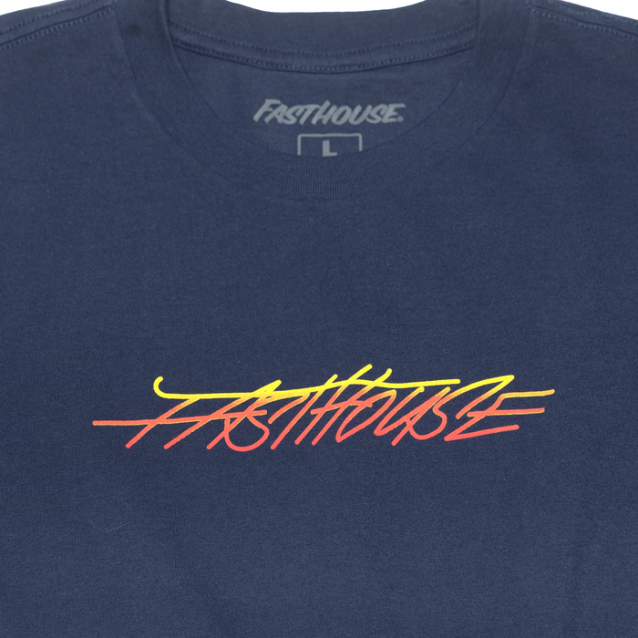 Fasthouse Lagoon SS Tee in Navy
