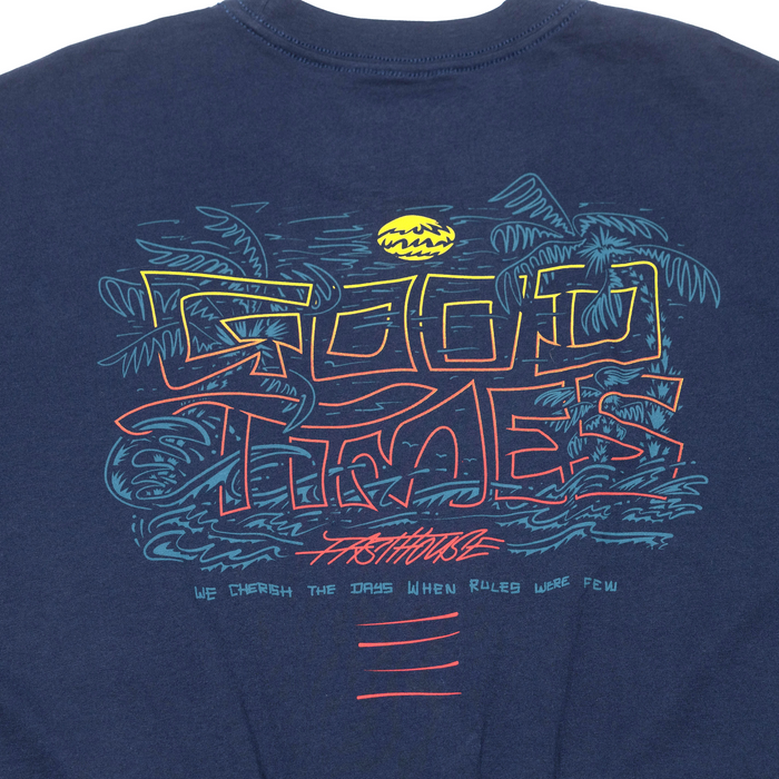 Fasthouse Lagoon SS Tee in Navy