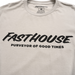 Fasthouse Logo SS Tee in Light Gray