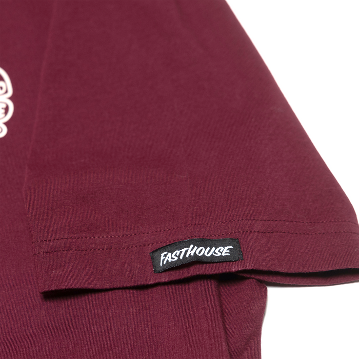 Fasthouse Satisfaction SS Tee in Maroon