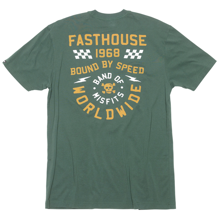Fasthouse Seaver SS Tee in Forest Green