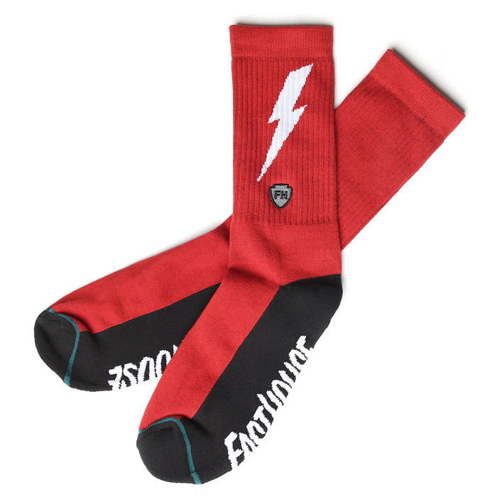 Fasthouse Wired Socks in Cardinal
