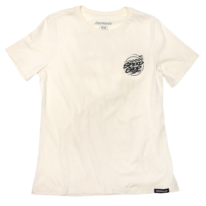 Fasthouse Women's Burner SS Tee in Natural