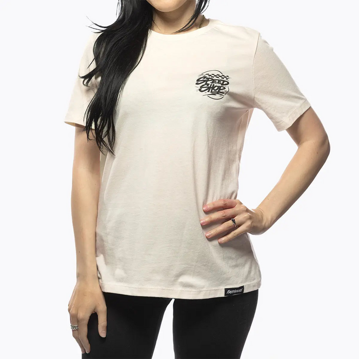 Fasthouse Women's Burner SS Tee in Natural