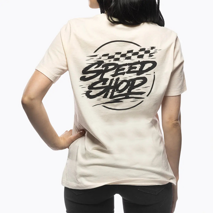 Fasthouse Women's Burner SS Tee in Natural