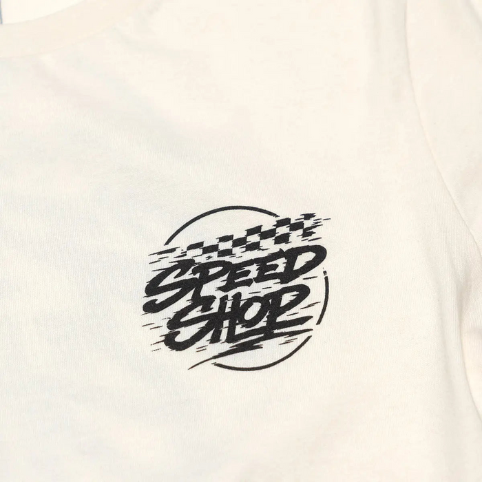 Fasthouse Women's Burner SS Tee in Natural