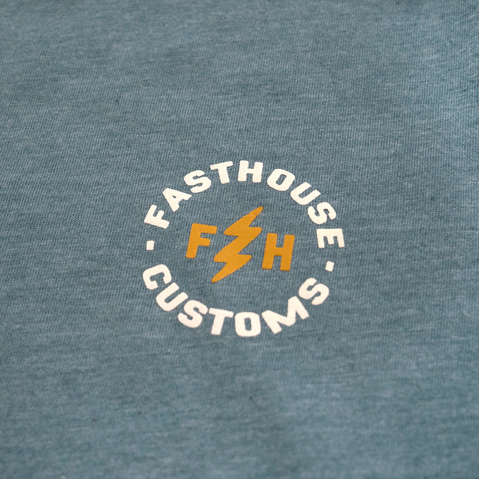 Fasthouse Women's Easy Rider SS Tee in Heather Slate