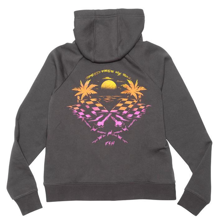 Fasthouse Women's Sun Struck Hooded Pullover in Black
