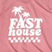 Fasthouse Women's Vacay SS Tee in Heather Mauve