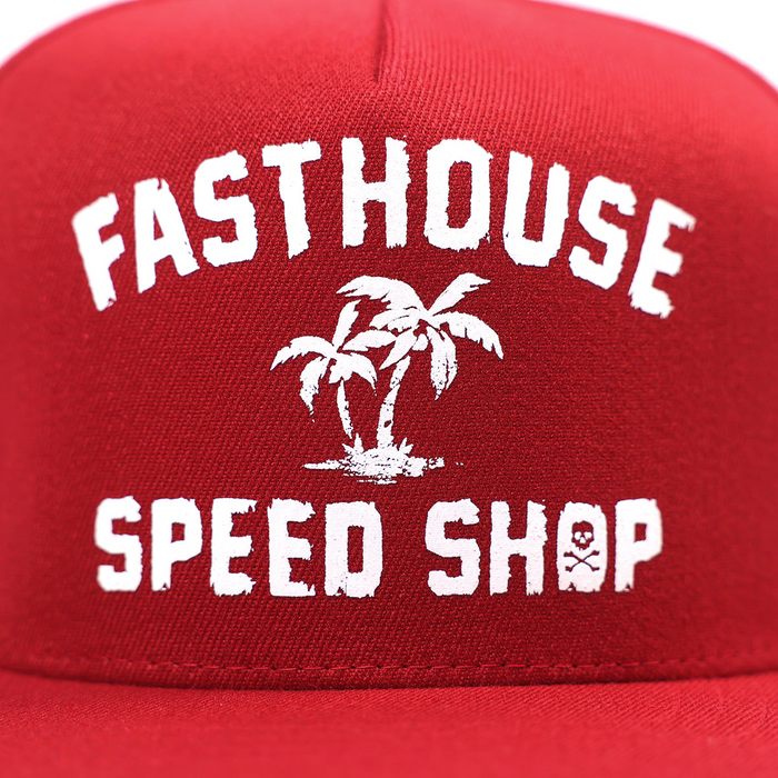 Fasthouse Youth Alkyd Hat in Red