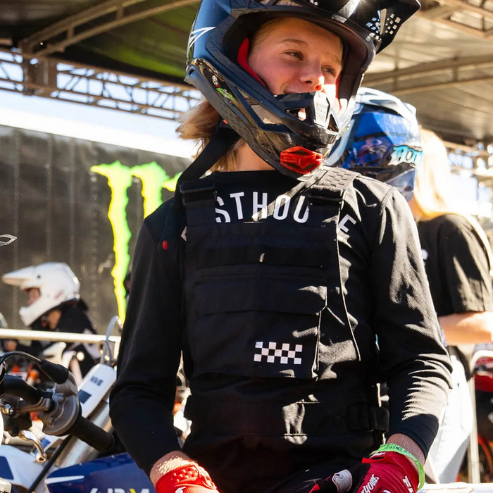 Fasthouse Youth Carbon Motorall in Black