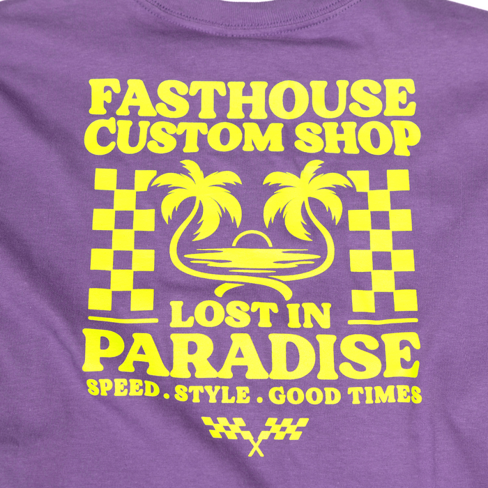 Fasthouse Youth Getaway SS Tee in Purple Rush
