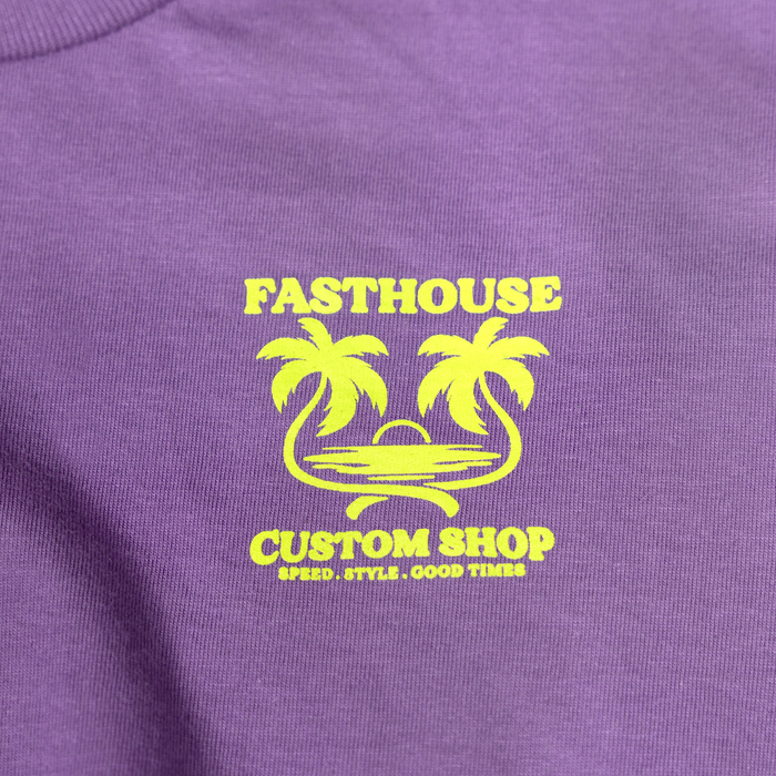 Fasthouse Youth Getaway SS Tee in Purple Rush
