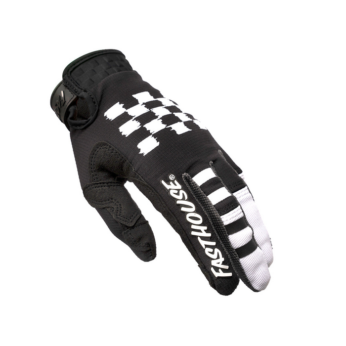Fasthouse Youth Speed Style Jester Gloves in Hi-Viz/Black