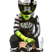 Fasthouse Youth Speed Style Jester Gloves in Hi-Viz/Black