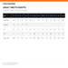 Fox Adult Moto Boots Size Chart
