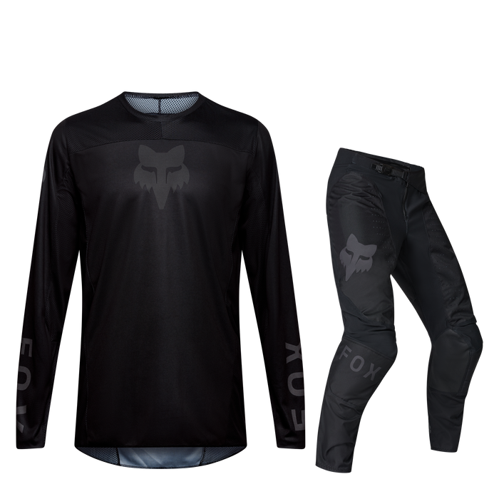 FOX Racing 180 Blackout Black Jersey & Pant Combo jersey and pant combo