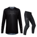 FOX Racing 180 Blackout Black Jersey & Pant Combo jersey and pant combo