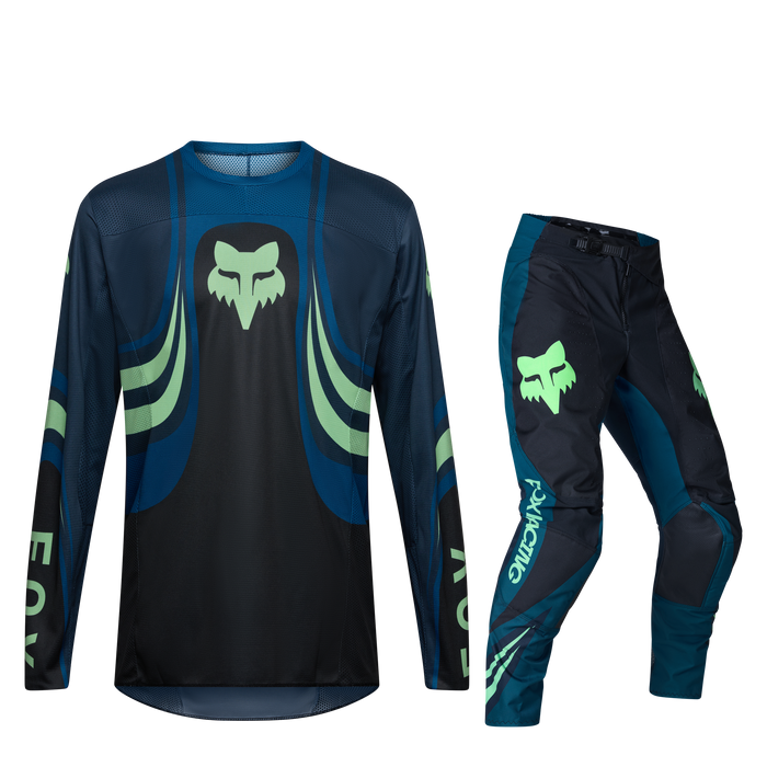 FOX Racing 180 Draft Black Jersey & Pant Combo jersey and pant combo
