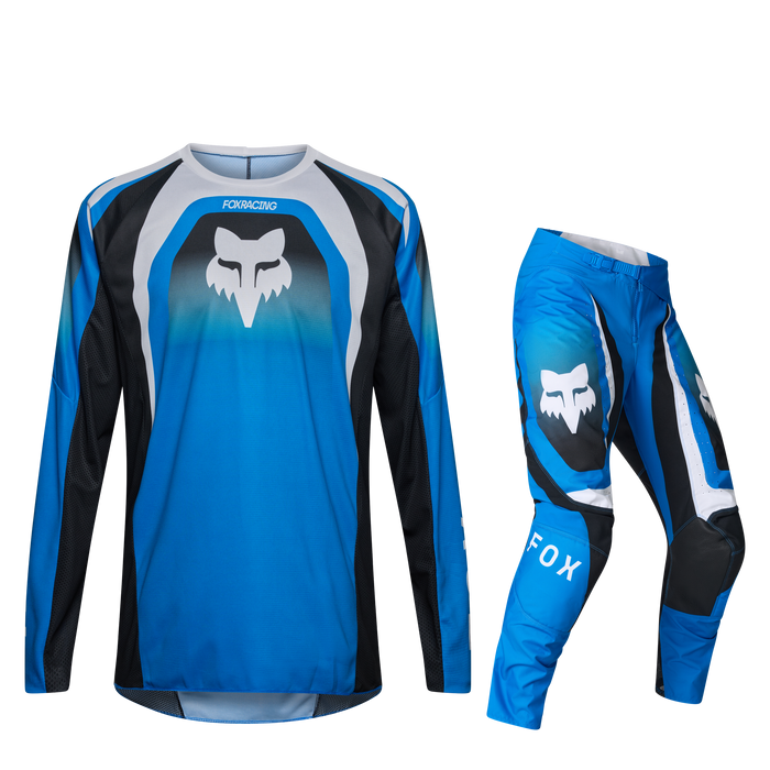 FOX Racing 180 Frame Blue Jersey & Pant Combo jersey and pant combo