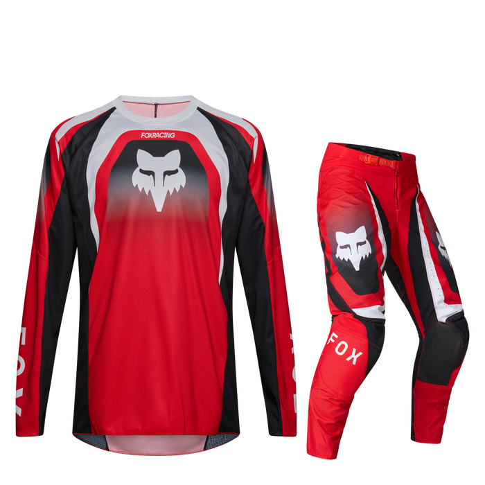 FOX Racing 180 Frame Red Jersey & Pant Combo jersey and pant combo
