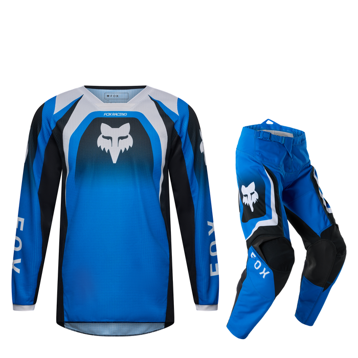 FOX Racing Youth 180 Frame Blue Jersey & Pant Combo jersey and pant combo