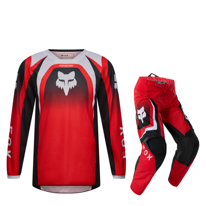 FOX Racing Youth 180 Frame Red Jersey & Pant Combo jersey and pant combo