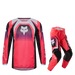 FOX Racing Youth Girls' 180 Frame Neon Pink Jersey & Pant Combo jersey and pant combo