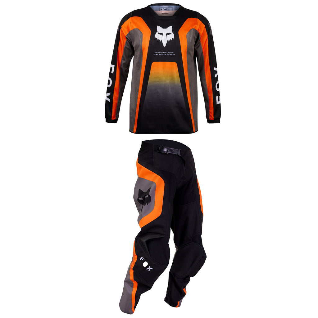 fox gear 2024 2024 Fox Racing Youth 180 Ballast Black/Grey Combo