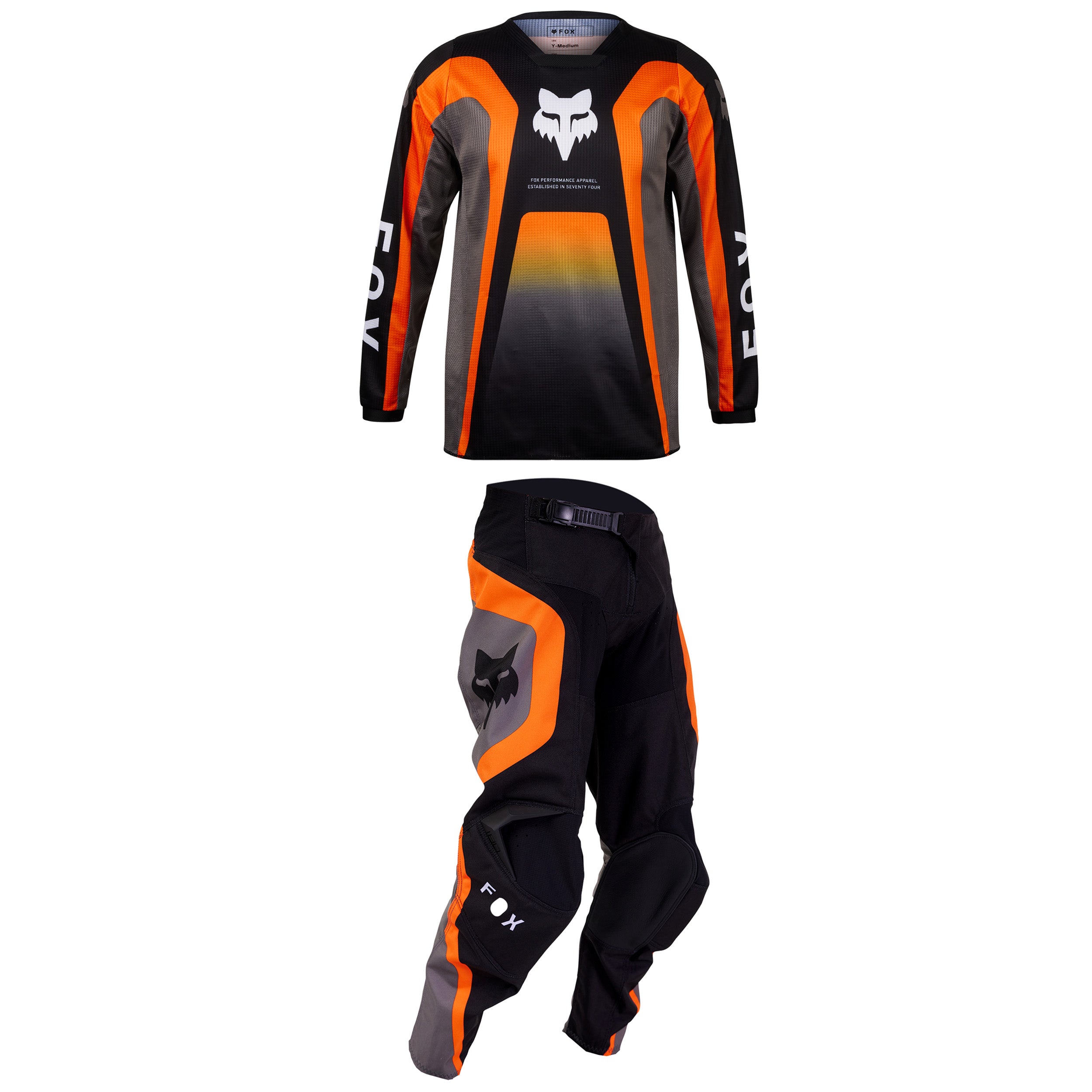 2024 Fox Racing Youth 180 Ballast Black/Grey Combo —