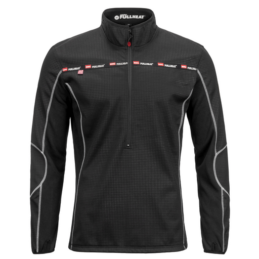 NORU Full Heat Half-Zip Pullover in Black
