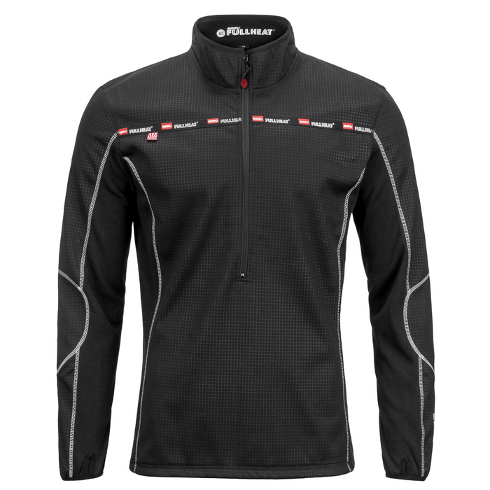 NORU Full Heat Half-Zip Pullover in Black