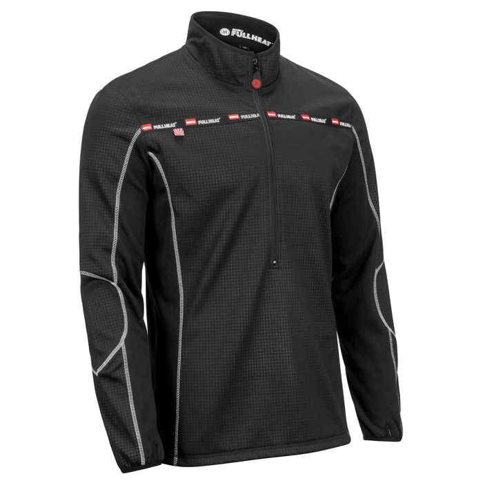 NORU Full Heat Half-Zip Pullover in Black